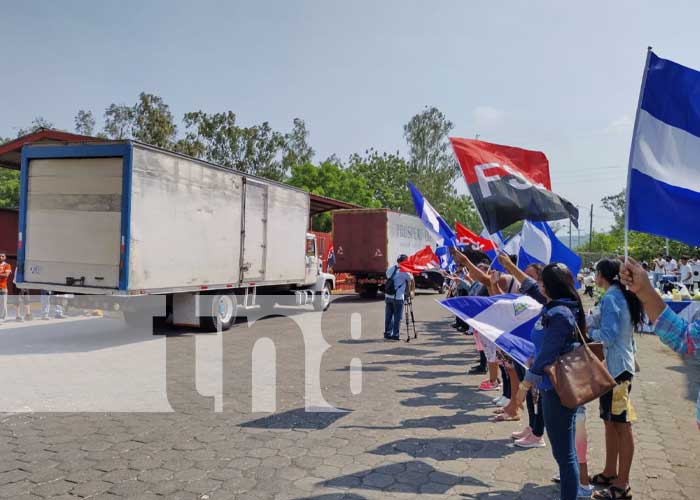 Foto: Segunda entrega de la merienda escolar 2023 en Nicaragua / TN8