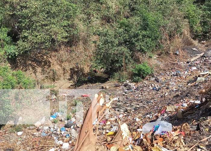 Foto: Lugar donde encontraron el cuerpo de una joven en Villa Nueva, Managua / TN8