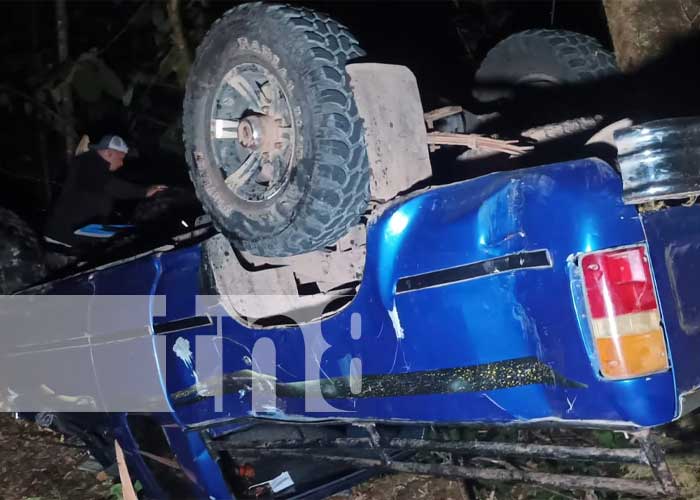 En la Carretera Matagalpa-Jinotega accidente deja un fallecido y dos lesionados