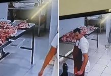 Fantasma aparece en una carnicería causando terror en los empleados