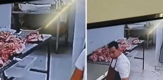 Fantasma aparece en una carnicería causando terror en los empleados