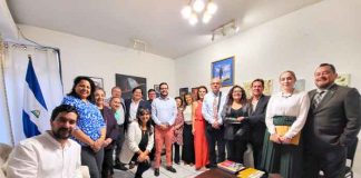 Embajada de Nicaragua en Guatemala realizó recorrido por las Iconografías del General Sandino