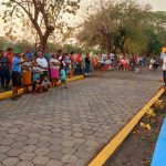 Foto: Inauguran calle adoquinada en celebración al Día de la Dignidad Nacional en Larreynaga / Cortesía