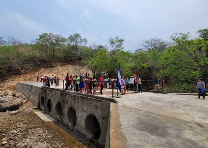 Foto: Gobierno de Nicaragua inaugura alcantarilla en la comunidad Las Marías / TN8