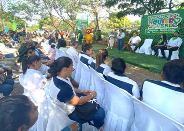 Exitoso lanzamiento de la II Etapa de la Campaña “Verde, que te Quiero Verde” en Managua