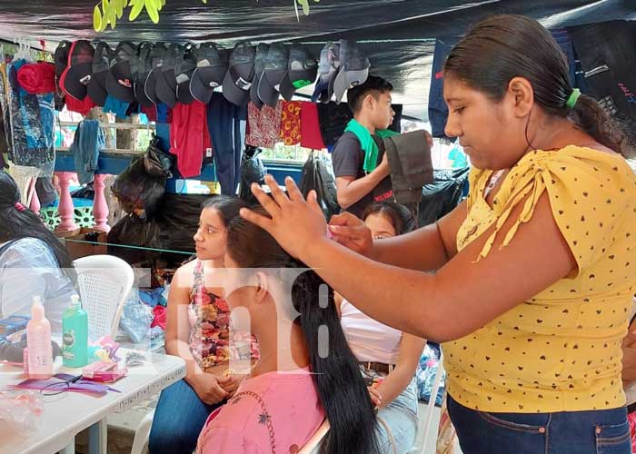 Feria demostrativa de los diversos cursos del INATEC en Somoto