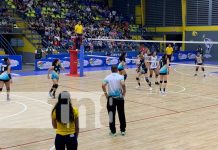 Foto: Realizan semifinal de voleibol femenino en el Polideportivo España, Managua / TN8