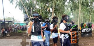 Alcaldía de Chichigalpa inauguró el Paintball que tanto anhelaban los pobladores