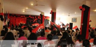 Jóvenes de Nandaime participan encuentro de orgullo sandinista