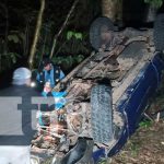 En la Carretera Matagalpa-Jinotega accidente deja un fallecido y dos lesionados