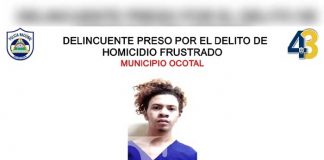 Capturan al presunto responsable de un homicidio frustrado en Ocotal