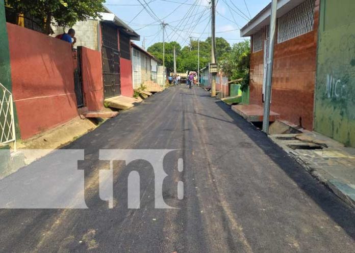 Foto: Alcaldía de Managua sigue con proyectos de calles en barrios / TN8