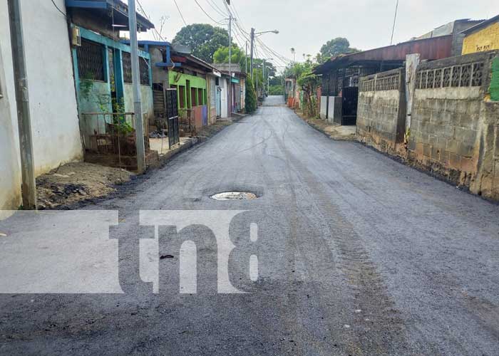 Foto: Alcaldía de Managua sigue con proyectos de calles en barrios / TN8