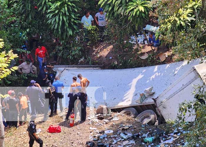 Foto: Fatal accidente con camión en Pantasma, Jinotega / TN8