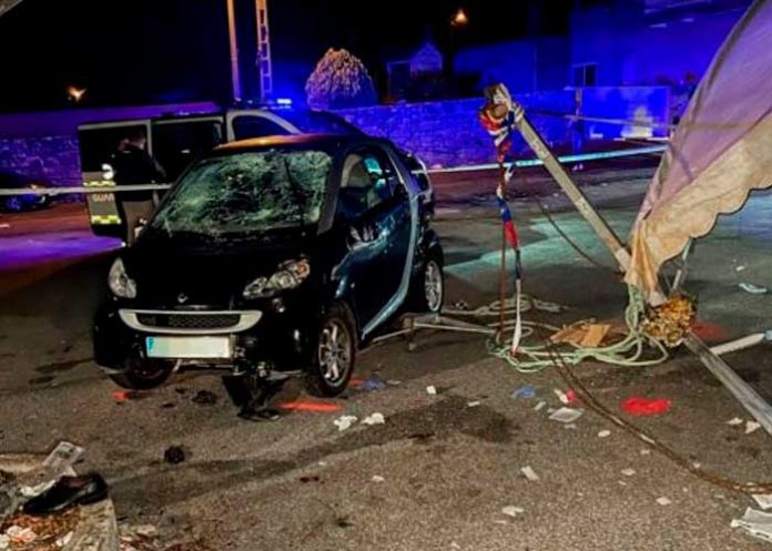 Atropello múltiple deja 12 heridos durante un concierto en España