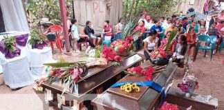 Foto: Honras fúnebres por tragedia en San Sebastián de Yalí, Jinotega / TN8