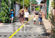 Alcaldía de Managua inauguró 4 cuadras de mejoramiento vial en Las Américas I