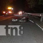 Foto: Accidente de tránsito con motorizados muertos en León / TN8