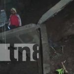 Colapsa muro perimetral y afecta parcialmente una vivienda en Matagalpa