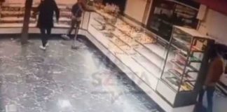 Un escobazo a los ladrones, empleada se defiende de un robo en panadería