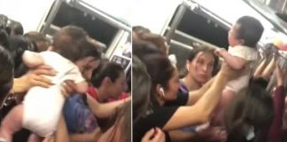 Foto: Viral en TikTok: Rescatan bebé en transporte público en México / Cortesía