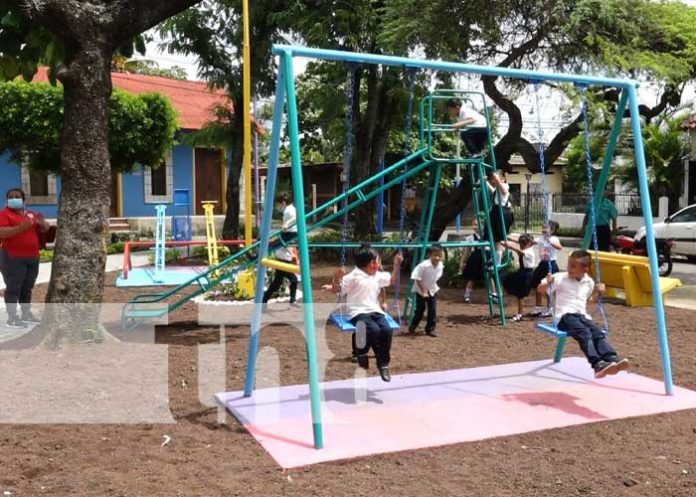 Rehabilitan el Parque San Juan en Masaya