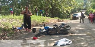 Foto: Motociclista grave por el choque entre su moto y una camioneta en Murra