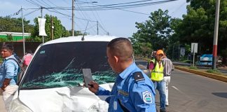 Reportan tres personas lesionadas por accidente de tránsito en Masaya