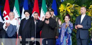 Reunión del presidente de Nicaragua Daniel Ortega y el mandatario de la República Islámica de Irán, Ebrahim Raisi