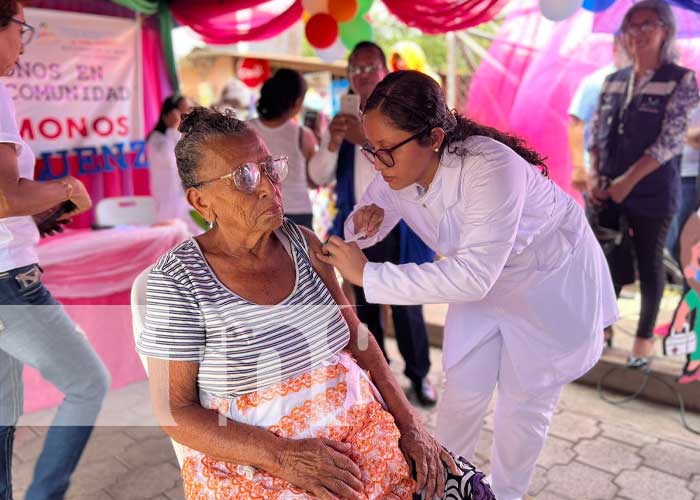 Aplican vacunas contra la influenza en los departamentos de Nicaragua