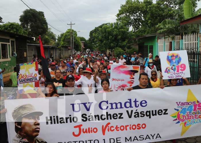 Foto: Familias de Masaya, Ometepe y Jinotega participan en caminata por la paz de Nicaragua / TN8