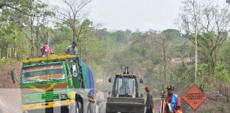 Avance significativo en la construcción de la carretera hacia La Cruz de Río Grande