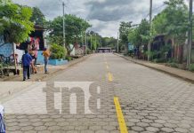 Familias de Ciudad Sandino en Managua reciben calles nuevas