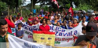 Foto: Pobladores de La Orilla y La Barranca participan en caminata 44/19 revolucionaria / TN8