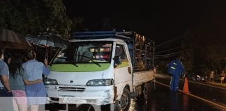 Accidente de tránsito en kilometro 20 carretera Vieja a Tipitapa