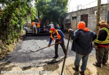 Foto: Nuevas calles en barrios de Managua / Cortesía