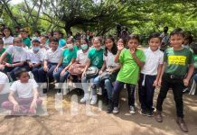 Foto: Día del Árbol, actividad con niños y niñas de Managua / TN8