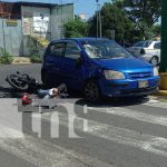 Foto: Accidente de tránsito en el sector de la Nicalit, Managua / TN8