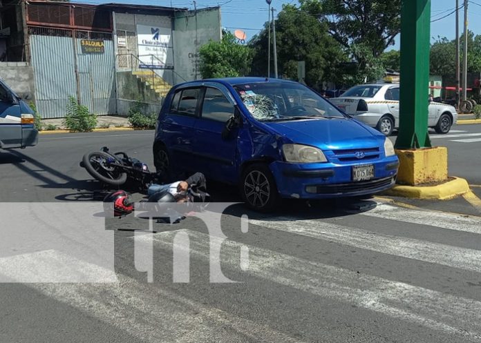 Foto: Accidente de tránsito en el sector de la Nicalit, Managua / TN8