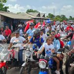 Caravana en respaldo a la Revolución Sandinista en Bilwi
