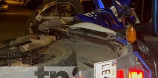 Foto: Motociclista herido tras perder control en Juigalpa, Chontales / Cortesía