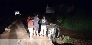 Foto: Conductor se lleva tremendo susto tras sufrir accidente de tránsito en Nueva Segovia / TN8