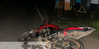 Foto: Mujer fallece en Rivas tras ser impactada por motociclista ebrio / Cortesía