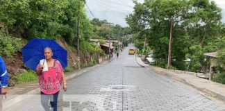 Inauguración de calles adoquinadas en Juigalpa mejora calidad de vida