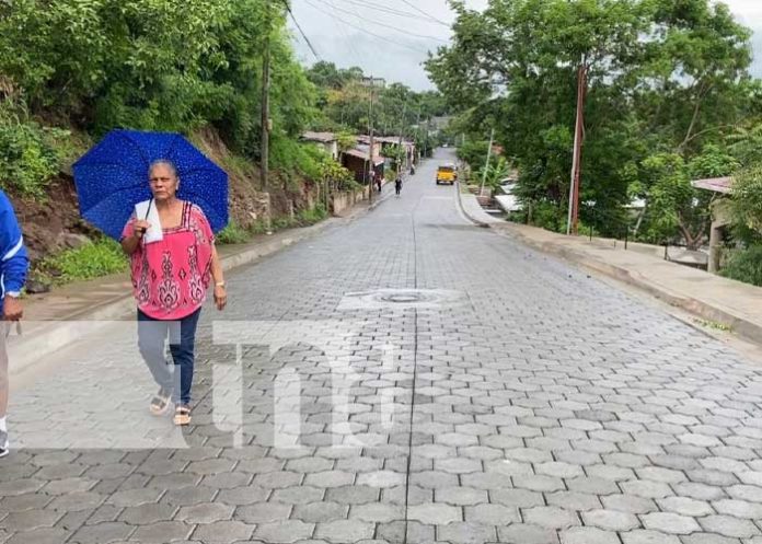 Inauguración de calles adoquinadas en Juigalpa mejora calidad de vida