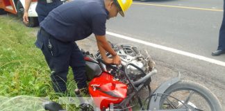 Foto: Accidente deja daños materiales y un motociclista lesionado en Palacagüina, Madriz / TN8