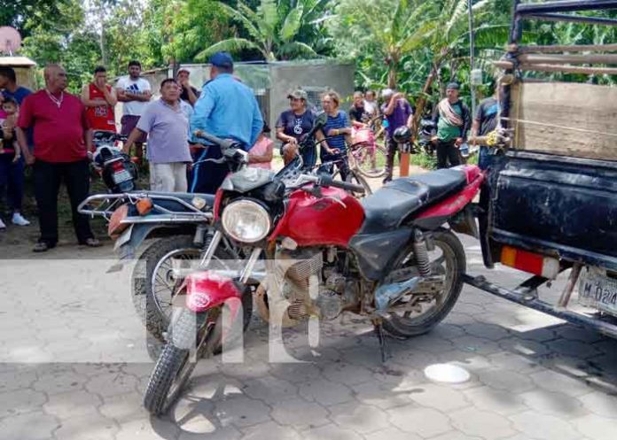 Comerciante de cerdos muere al ser catapultado por una motocicleta en Rivas