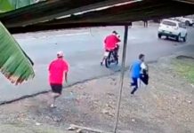 Video: Un niño escapa de un asalto de sujetos en motocicleta