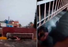 En vivo: Reportero salva a indigente de morir ahogado (Video)