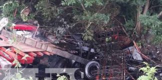 Dos personas gravemente lesionadas tras fuerte accidente en Jinotega